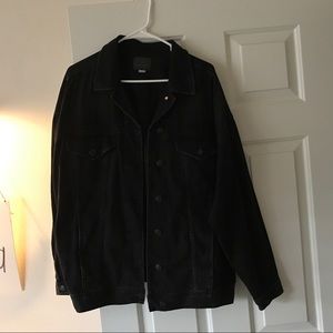 black denim jacket
